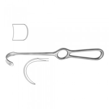 Kocher Retractor Stainless Steel, 23 cm - 9" Blade Size 42 x 15 mm